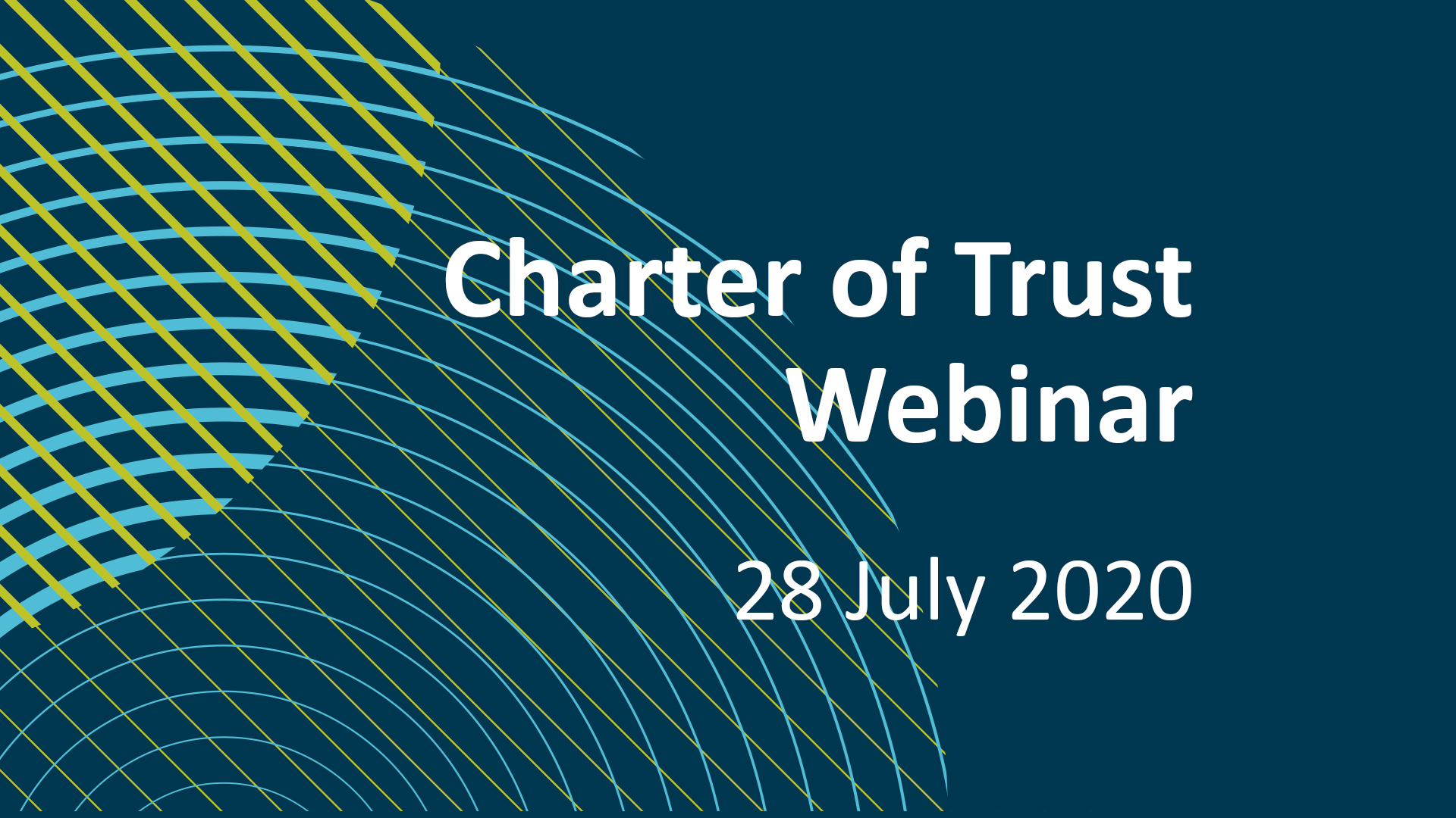 Charter of Trust Webinar: “The Human Element in Cybersecurity” 